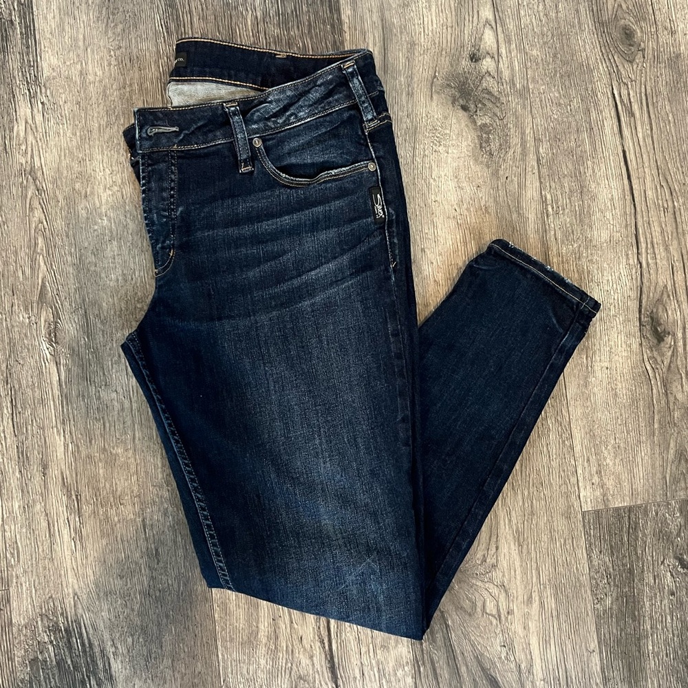 Silver Suki Jeans